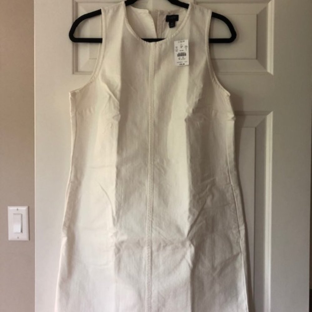 White denim Dress J Crew
